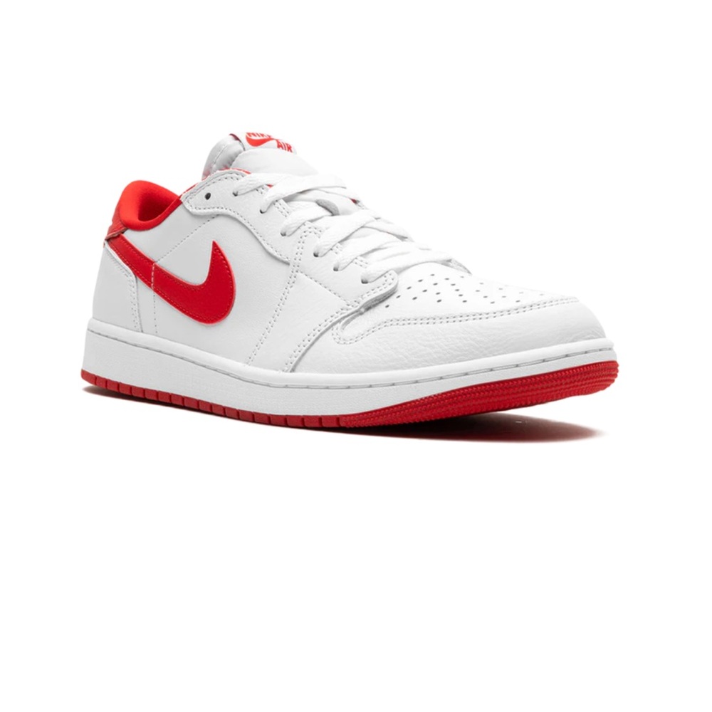 New - Nike Air Jordan 1 Low OG “University Red” - Men’s 11.5 - Picture 4 of 6